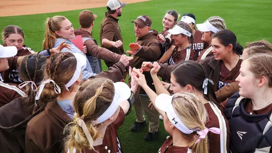 Softball Huddle at Alabama 11