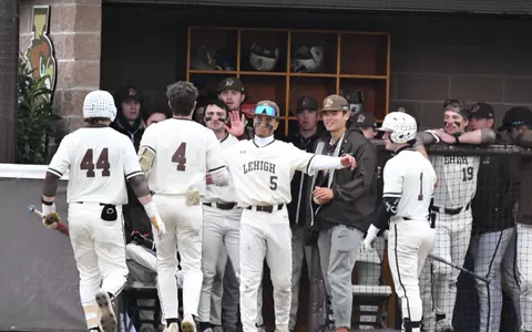 Lehigh Baseball Dugout vs Navy