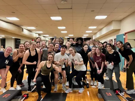 Group fitness class