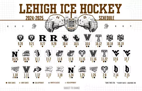 Lehigh Ice Hockey Schedule 2024