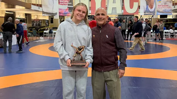 Aubre Krazer with OW award