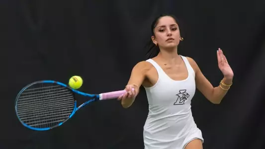 Alina Shyani action shot vs Delaware