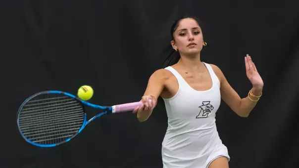 Alina Shyani action shot vs Delaware