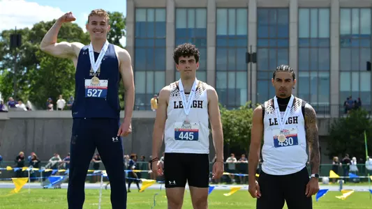 Dino and Jaden Long Jump Podium
