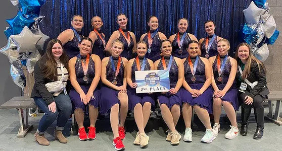 Synchronized-skating-team-second-place-plaque