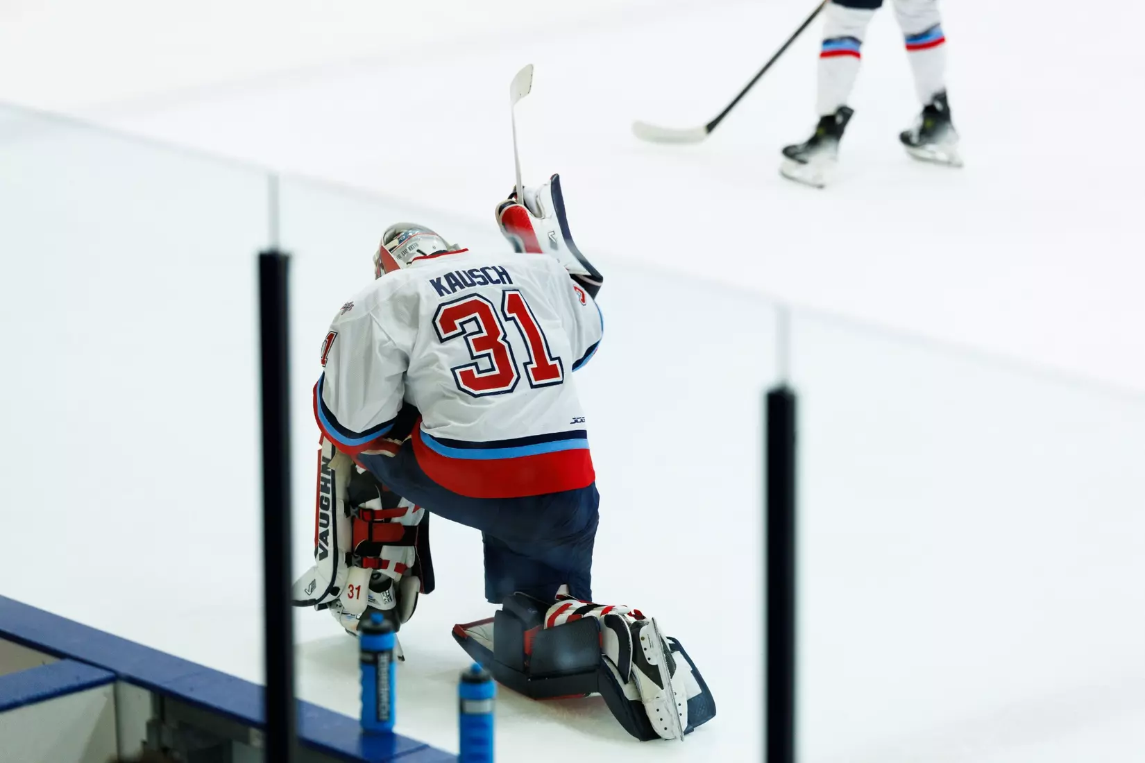 Liberty University’s Men’s D1 Hockey team faces Stony Brook University at Lahaye Ice Center on October 26th, 2024. (Photo by Ryan Anderson)