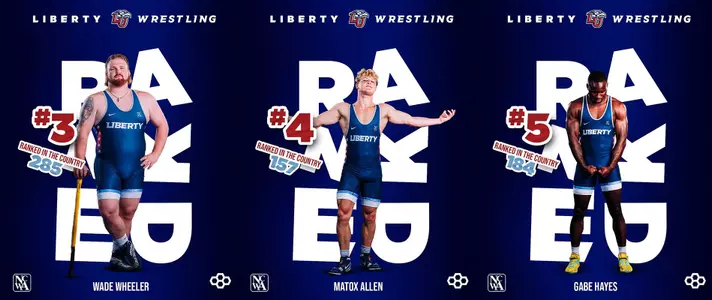 Men's wrestling team's top-ranked