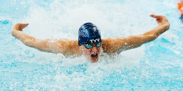 Liberty men's swimming butterfly