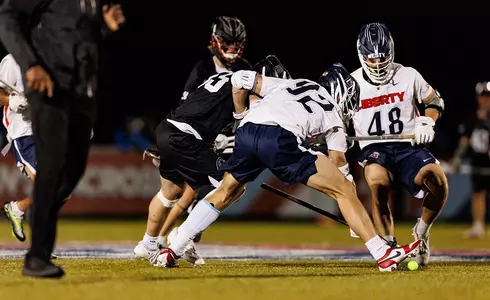 Liberty-lacrosse-Jayson-Houck-faceoff