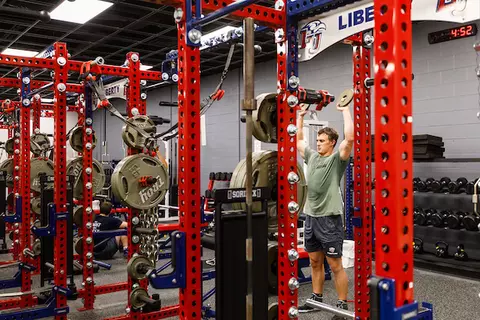 The wrestling team practices on Thursday November 19, 2020. (Photo by KJ Jugar)