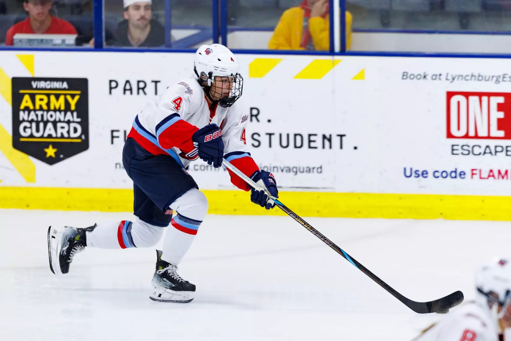 Liberty University’s Women’s D1 Hockey team takes on Lindenwood at the Lahaye Ice Center on October 17, 2025. (Photo by: Jessie Jordan)