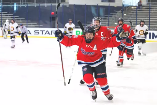 Zosia Adamek DI women's hockey vs. Adrian