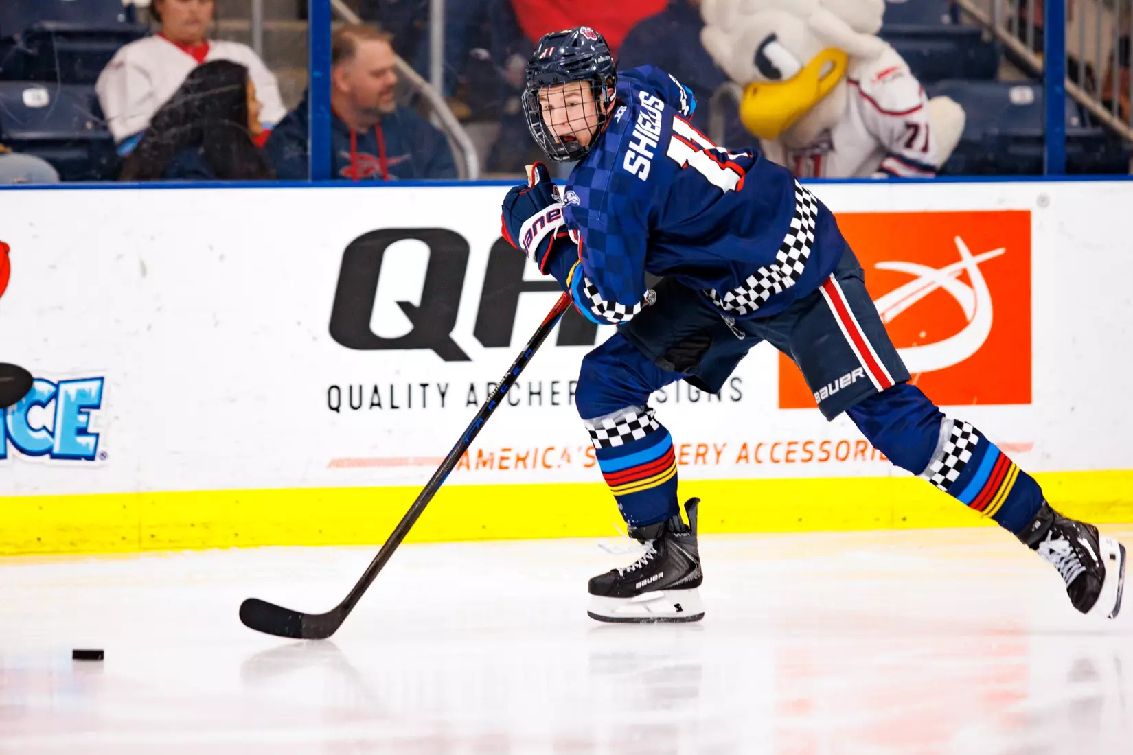 Liberty University’s Mens D1 Hockey team plays Stony Brook on  October 25, 2025. (Photo by Ethan Smith)