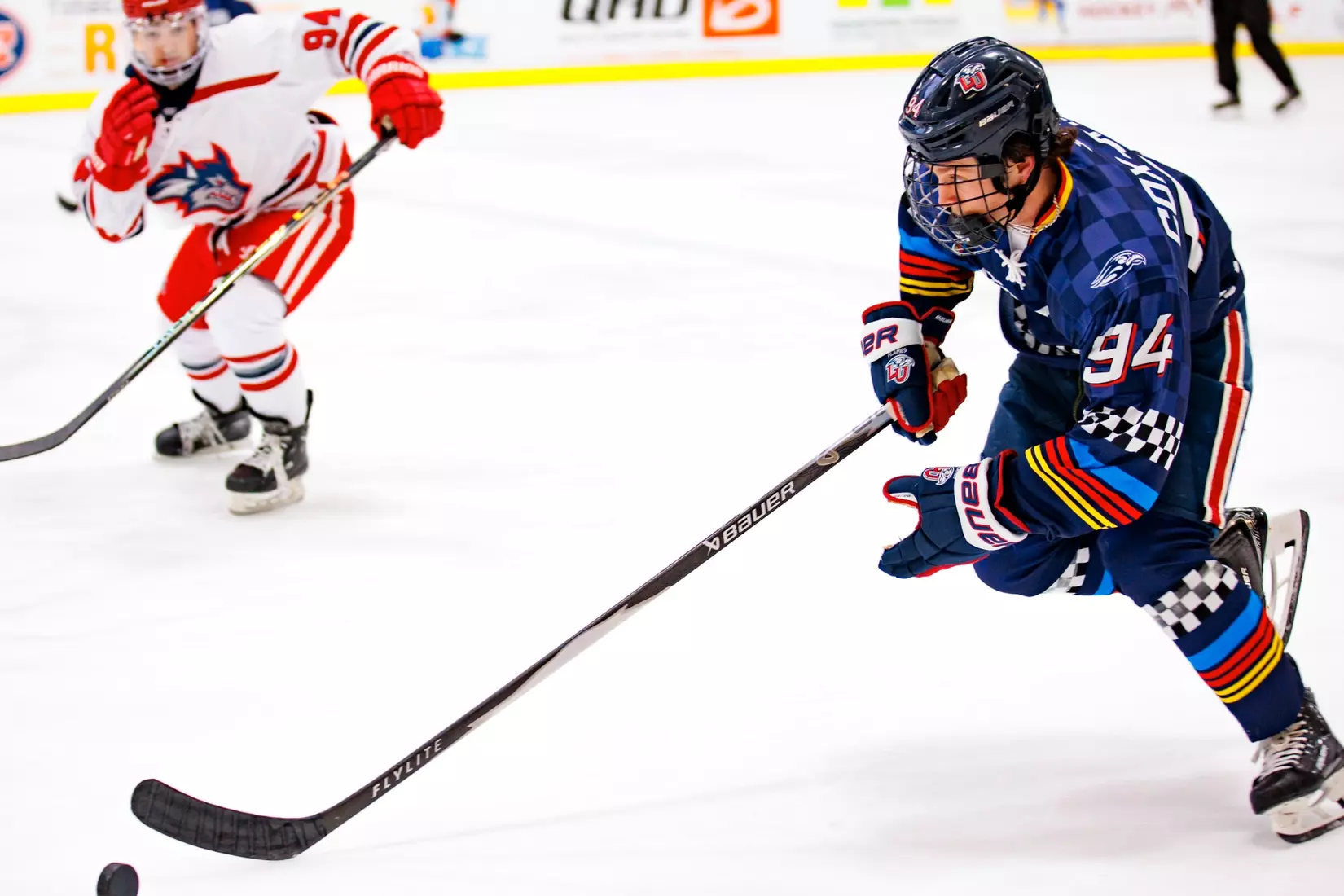 Liberty University’s Mens D1 Hockey team plays Stony Brook on  October 25, 2025. (Photo by Ethan Smith)