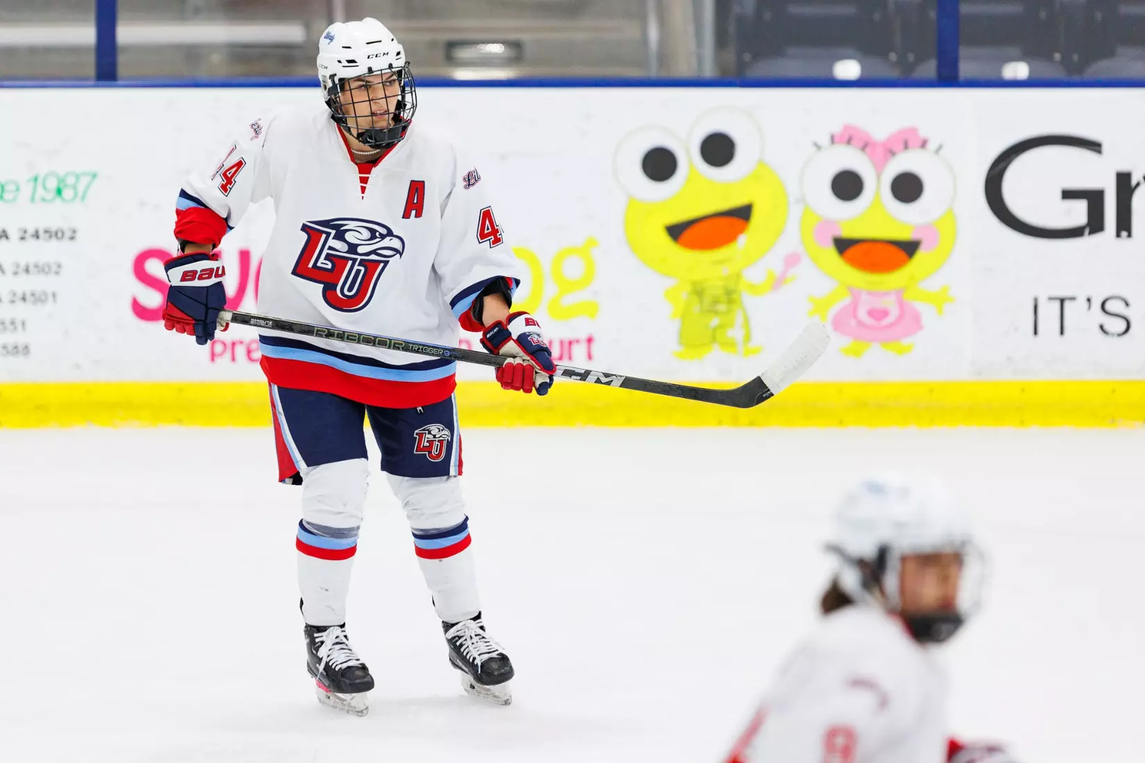 Liberty Women’s D2 Hockey faces High Point University at Lahaye Ice Center on November 2, 2025. (Photo by Ryan Anderson)
