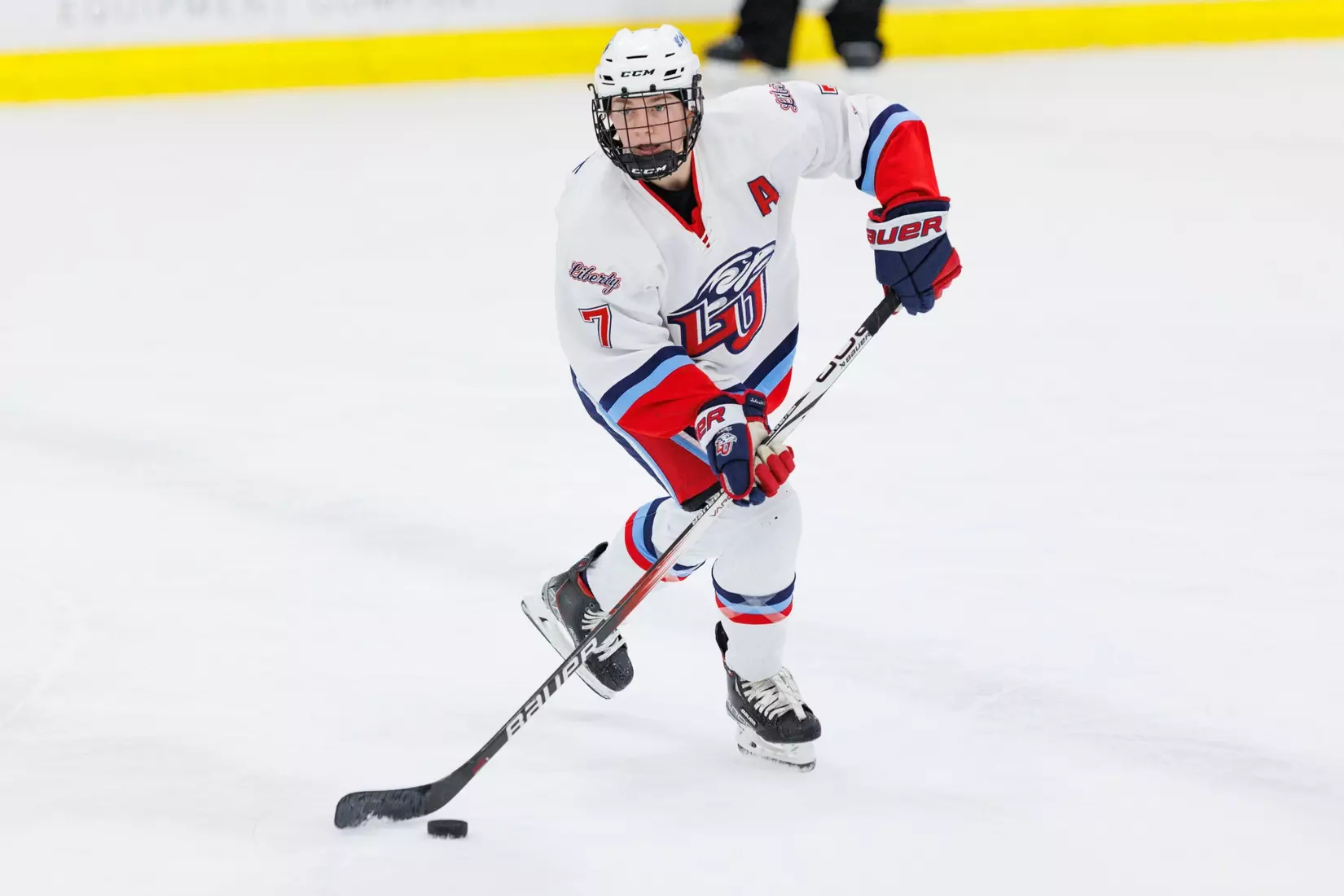 Liberty Women’s D2 Hockey faces High Point University at Lahaye Ice Center on November 2, 2025. (Photo by Ryan Anderson)