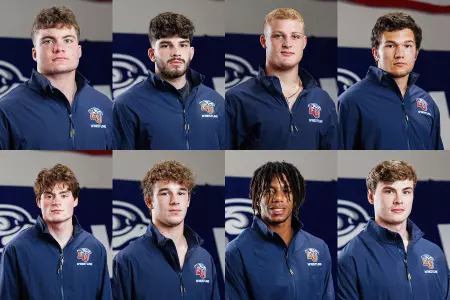 Men's wrestling portraits