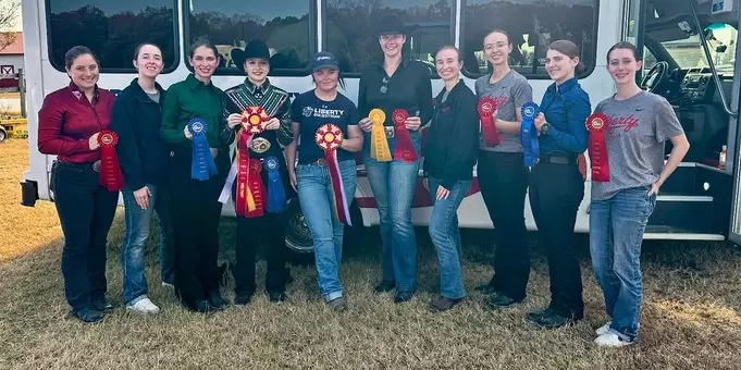 Western equestrian at Virginia Tech second show