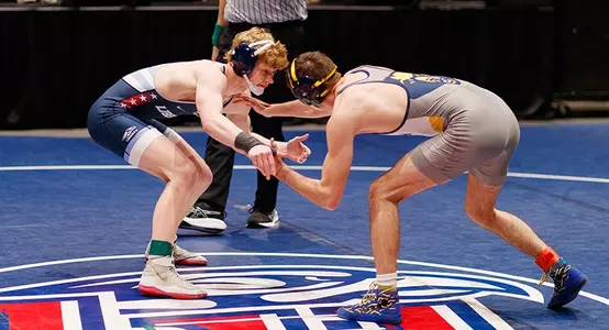 Aiden Scheeringa Liberty wrestling vs. West Virginia Tech