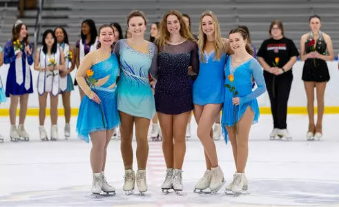 Lady Flames senior figure skaters
