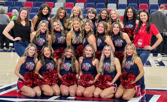 LU Dance team portrait Liberty Arena