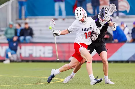 Ty Broughton bounces off JMU defender