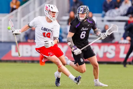 Liberty defensive middie Ty Broughton