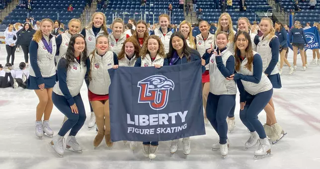 Figure skating national championships team at Notre Dame