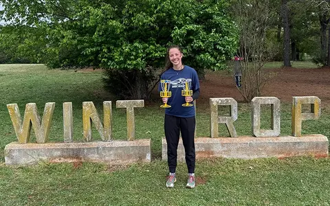 Grace Wilson DI women's singles runner-up