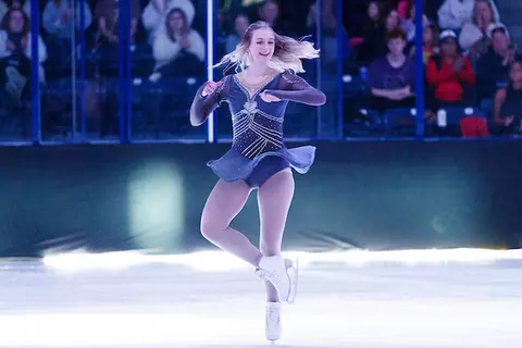 Liberty University hosts the 14th annual PraiseFest on Ice figure skating in the LaHaye Ice Center on April 20, 2024. (Photographed by Aziz Ibrahim)