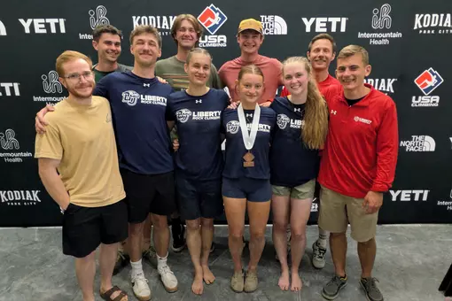 Climbing nationals team