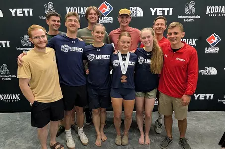 Climbing team at USA Collegiate Nationals