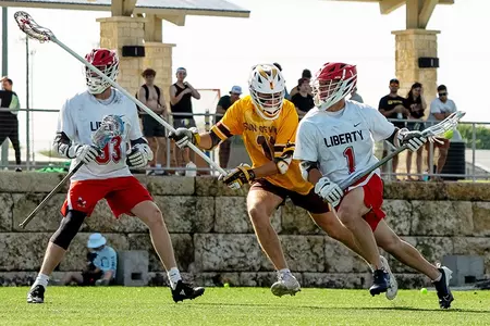 Hunter Rockhill Liberty middie drives on ASU