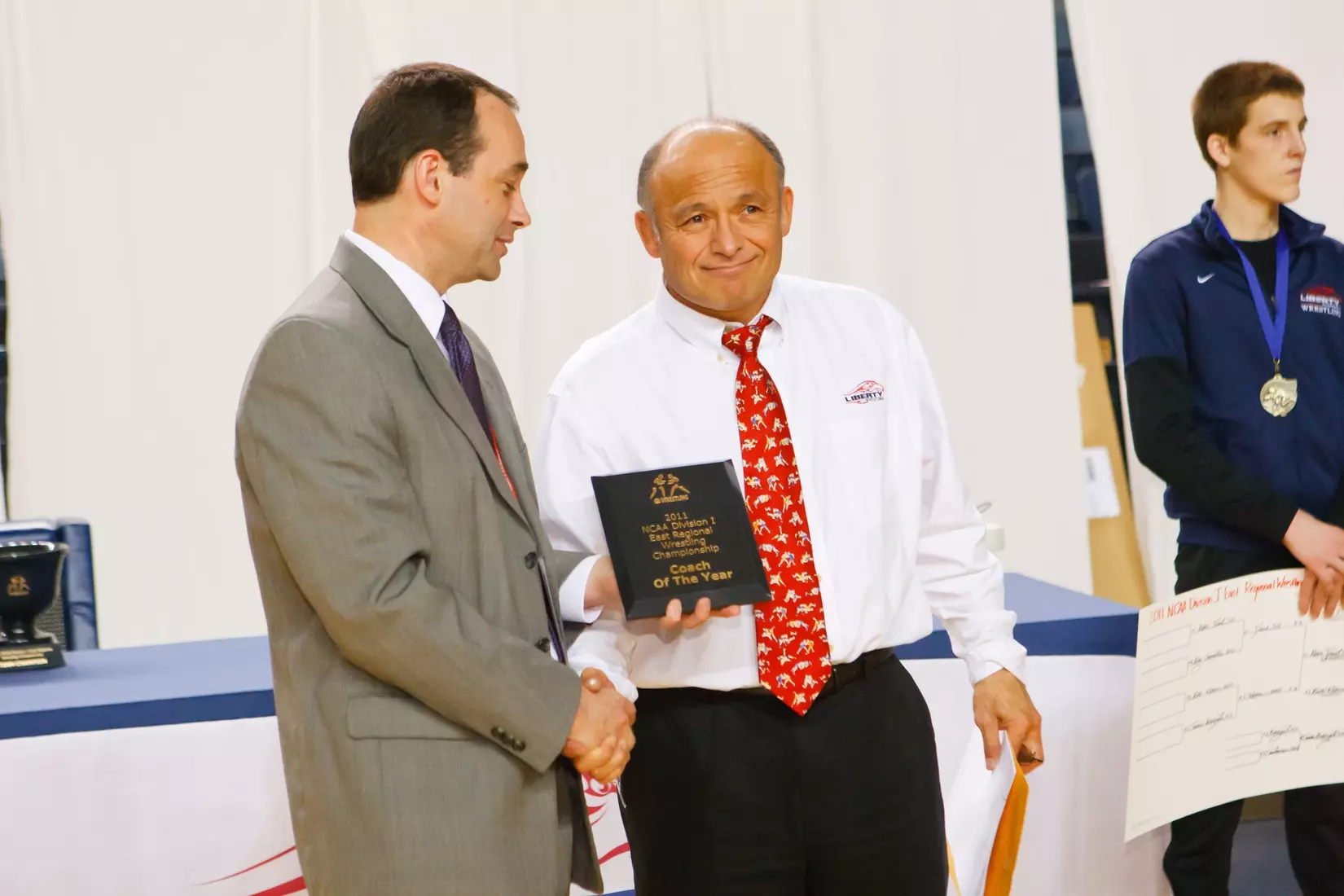 Liberty Wrestling Team competes in NCAA Northeast Regional Championship, hosted at Liberty Uiversity. March 6, 2011. Photo by Les Schofer