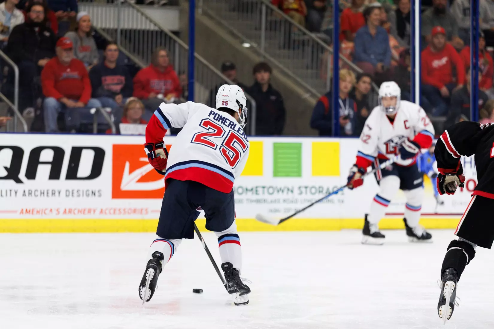 Men’s D1 Hockey takes on NC State at the LaHaye Ice Center on September 13, 2025 (Photo by Travis Clayton)