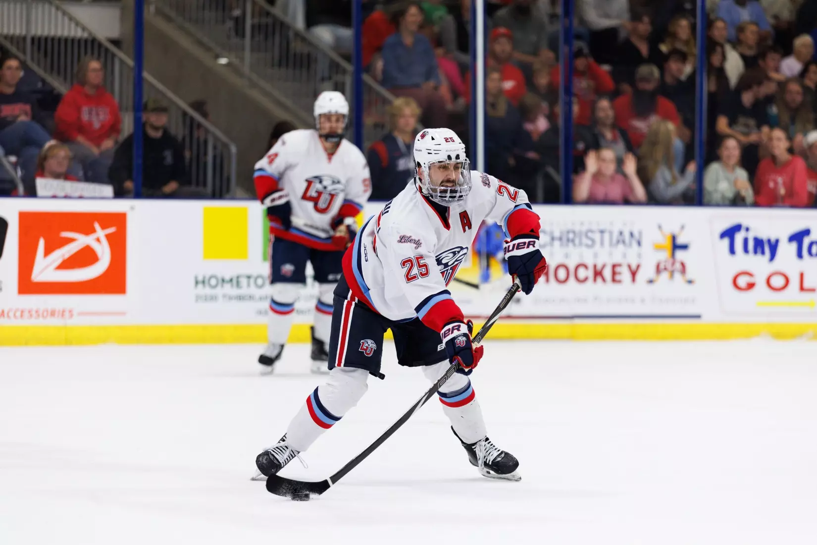 Men’s D1 Hockey takes on NC State at the LaHaye Ice Center on September 13, 2025 (Photo by Travis Clayton)