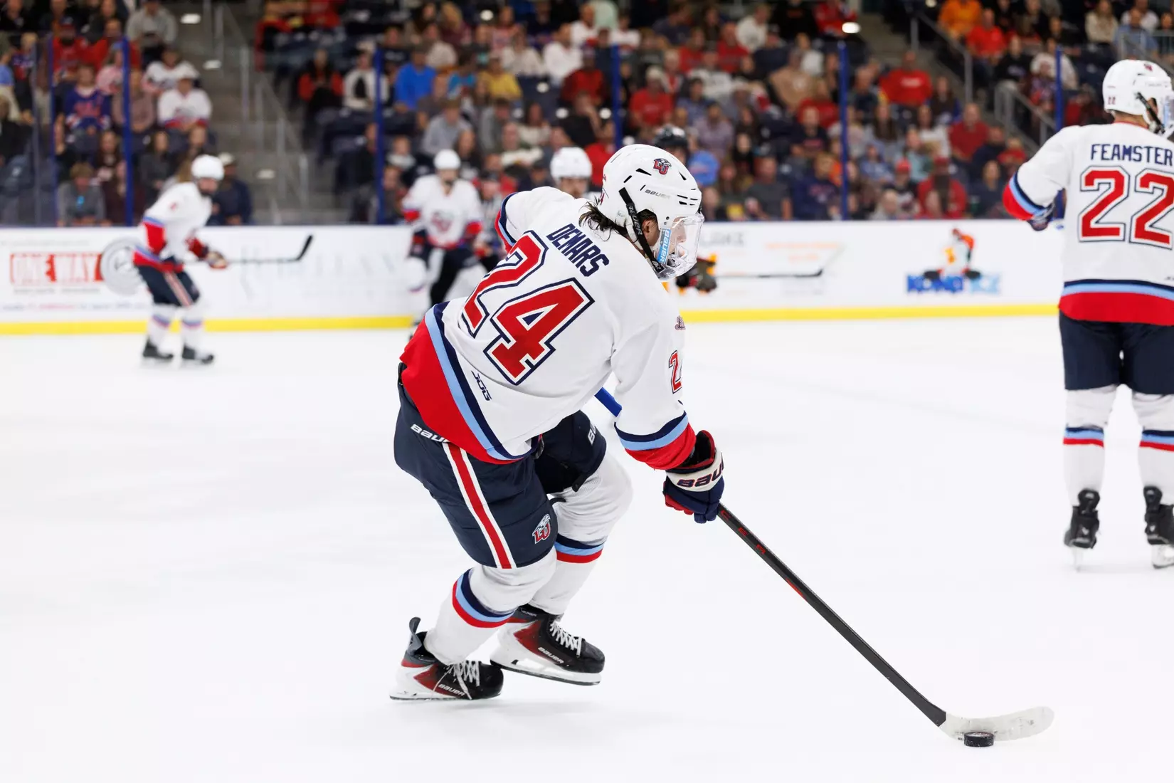 Men’s D1 Hockey takes on NC State at the LaHaye Ice Center on September 13, 2025 (Photo by Travis Clayton)
