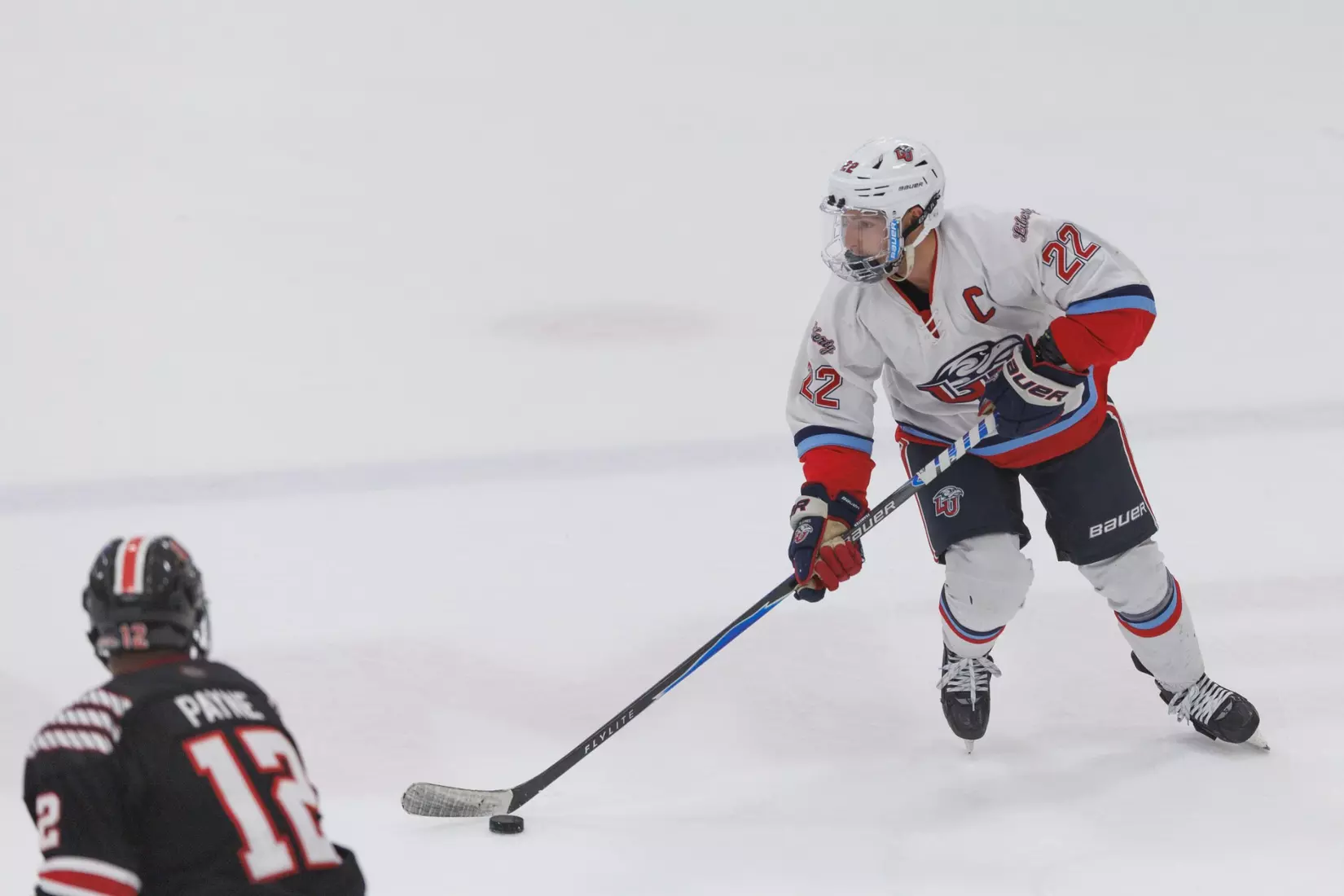 Men’s D1 Hockey takes on NC State at the LaHaye Ice Center on September 13, 2025 (Photo by Travis Clayton)