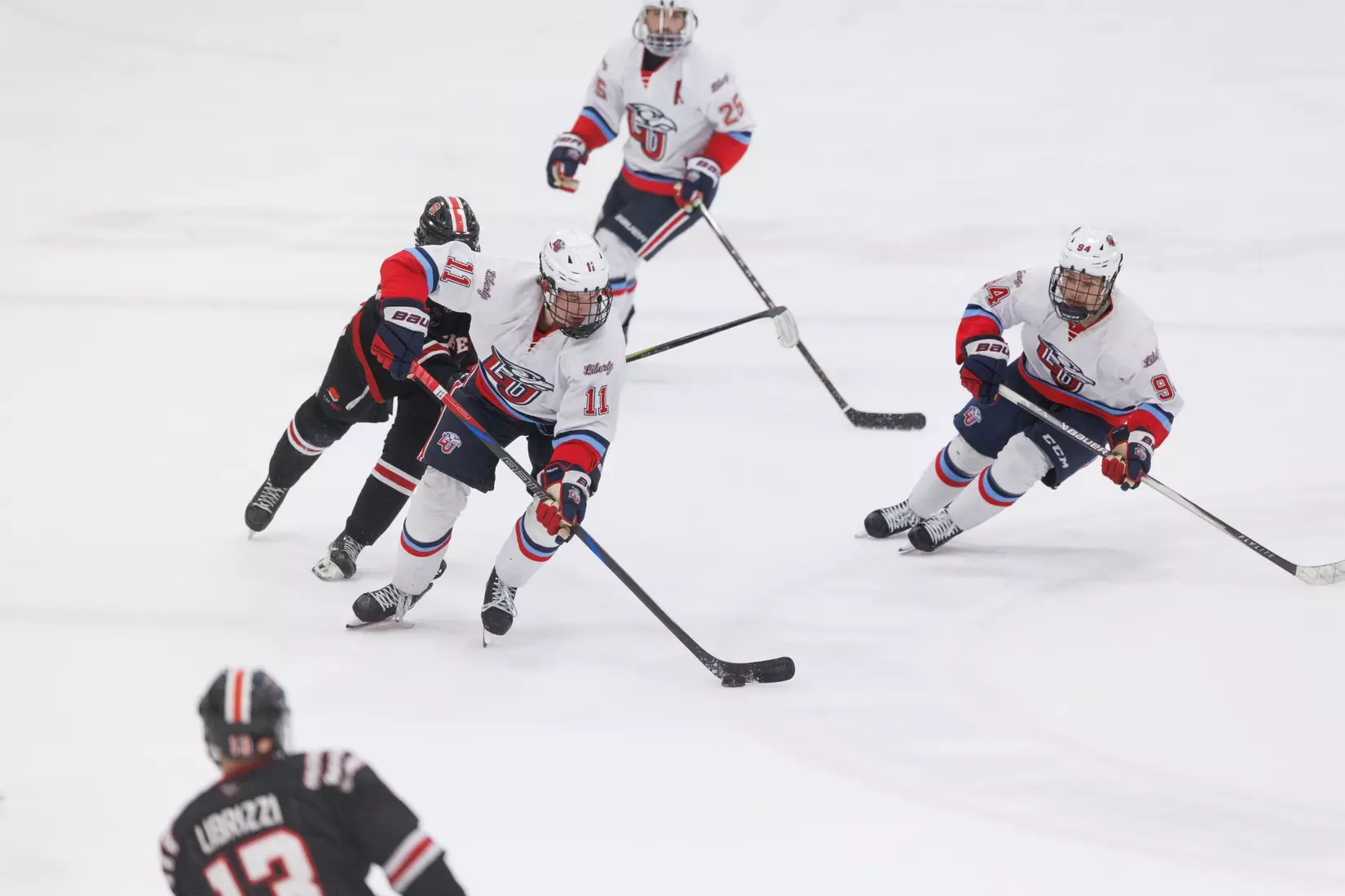 Men’s D1 Hockey takes on NC State at the LaHaye Ice Center on September 13, 2025 (Photo by Travis Clayton)
