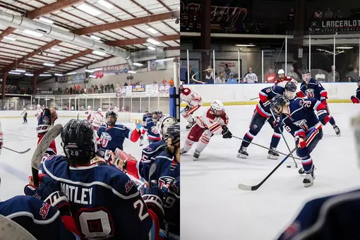 Liberty DII men's hockey at VT in Vinton