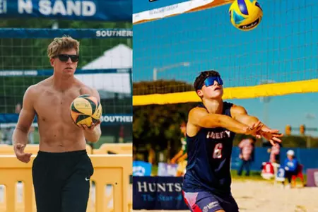 Colton Fitzgerald and Anthony Bernardo beach pair