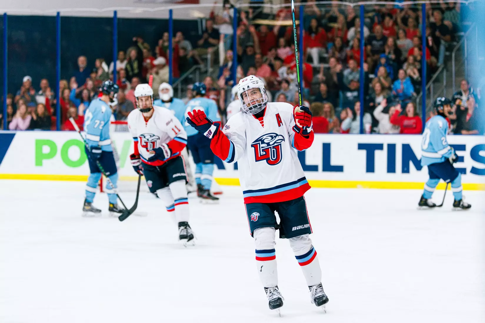 Liberty University’s Men’s D1 Hockey team takes on UNC on September 19, 2025 (Photo by Simon Barbre)