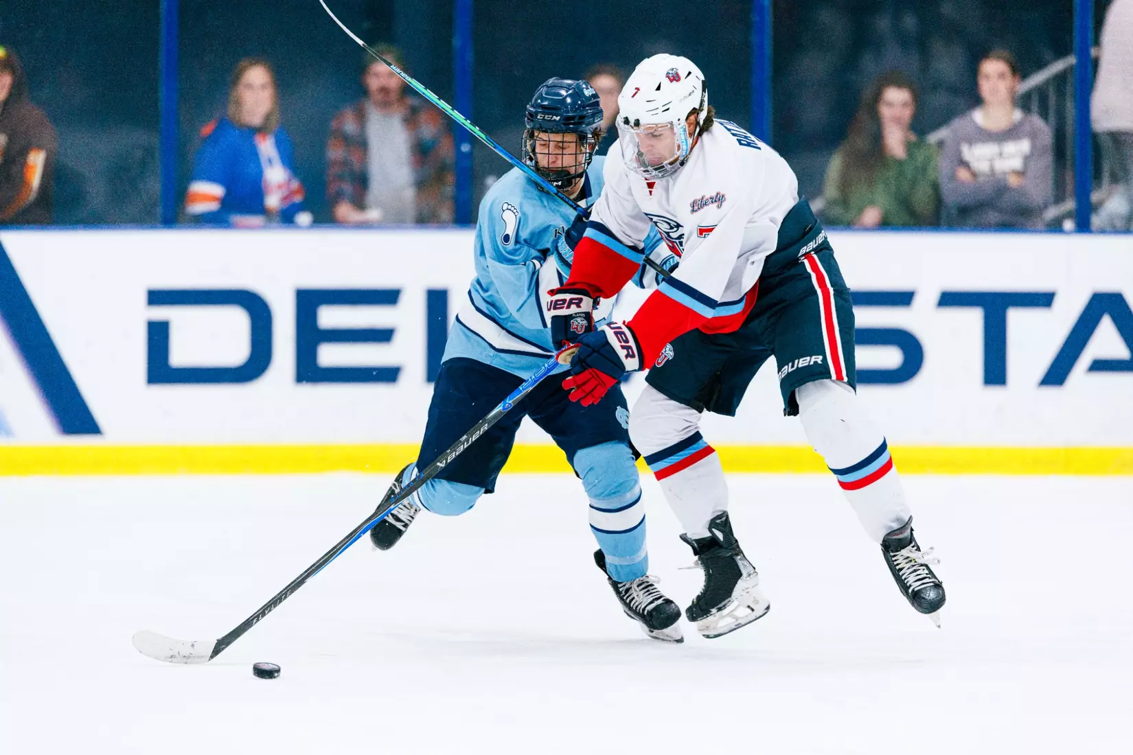 Liberty University’s Men’s D1 Hockey team takes on UNC on September 19, 2025 (Photo by Simon Barbre)