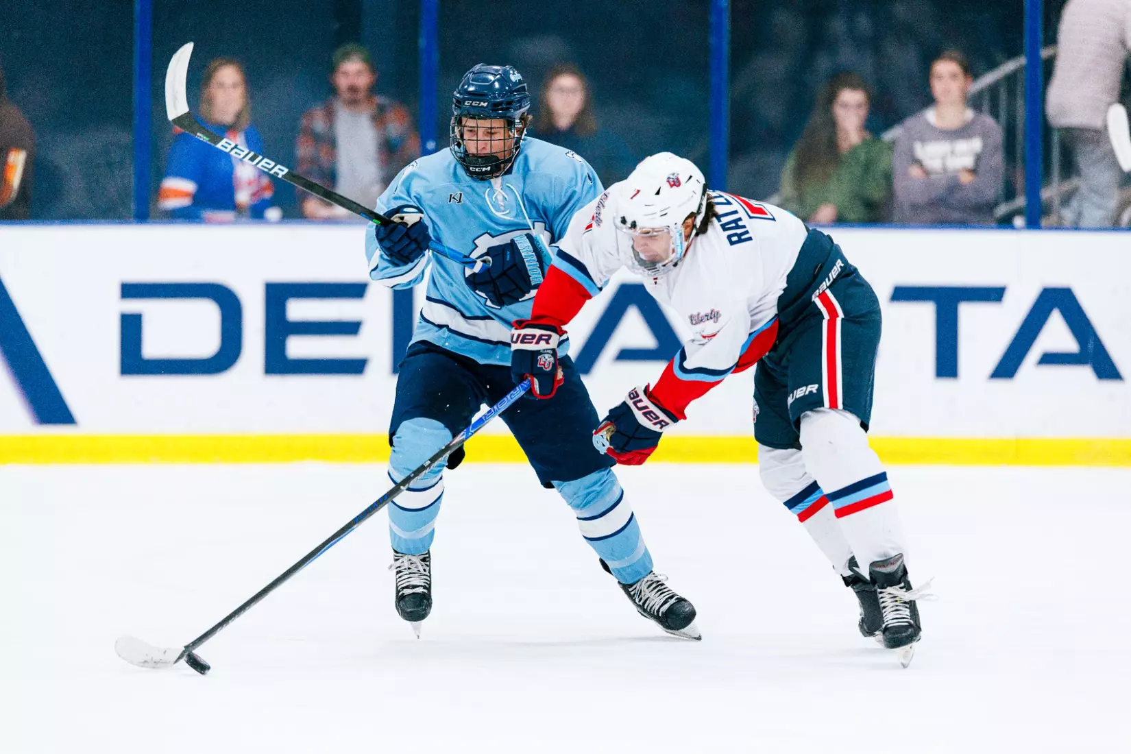 Liberty University’s Men’s D1 Hockey team takes on UNC on September 19, 2025 (Photo by Simon Barbre)