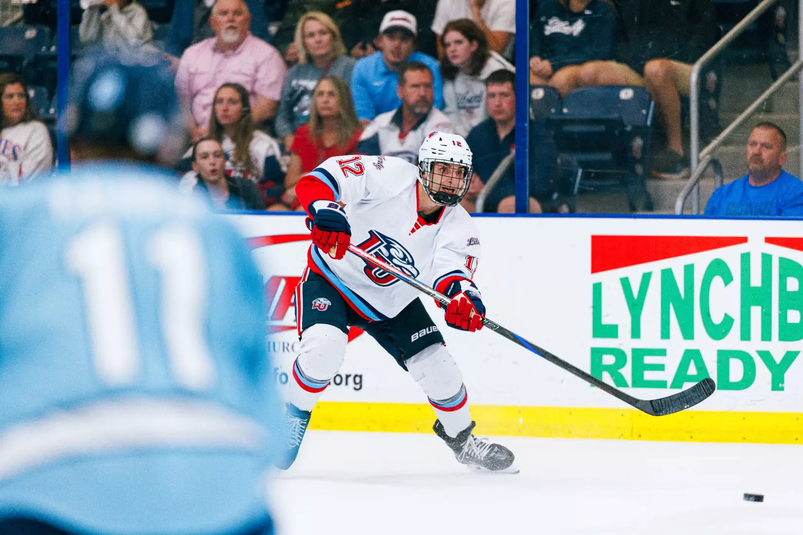 Liberty University’s Men’s D1 Hockey team takes on UNC on September 19, 2025 (Photo by Simon Barbre)