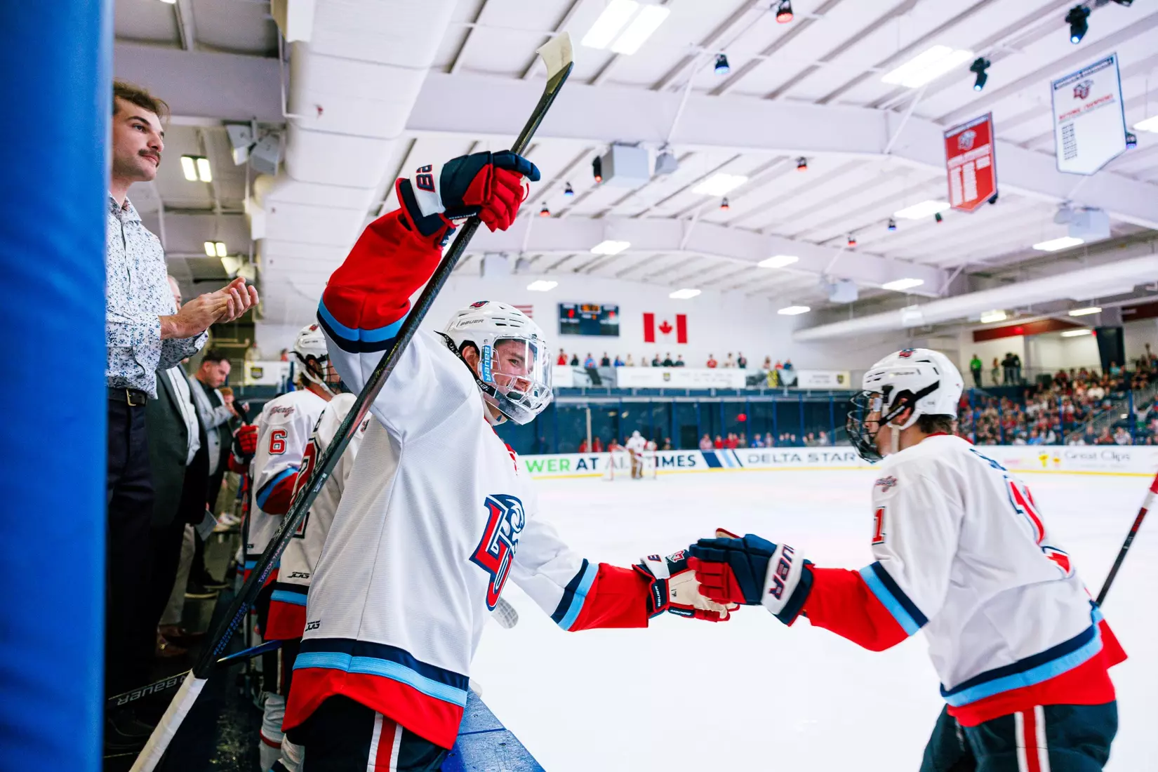 Liberty University’s Men’s D1 Hockey team takes on UNC on September 19, 2025 (Photo by Simon Barbre)