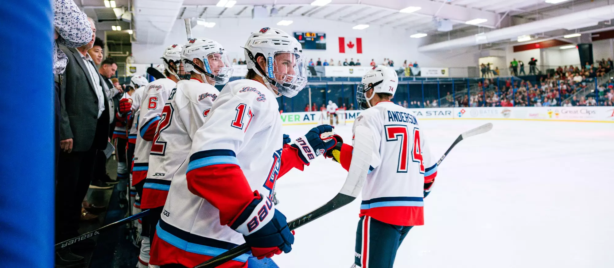 Liberty University’s Men’s D1 Hockey team takes on UNC on September 19, 2025 (Photo by Simon Barbre)