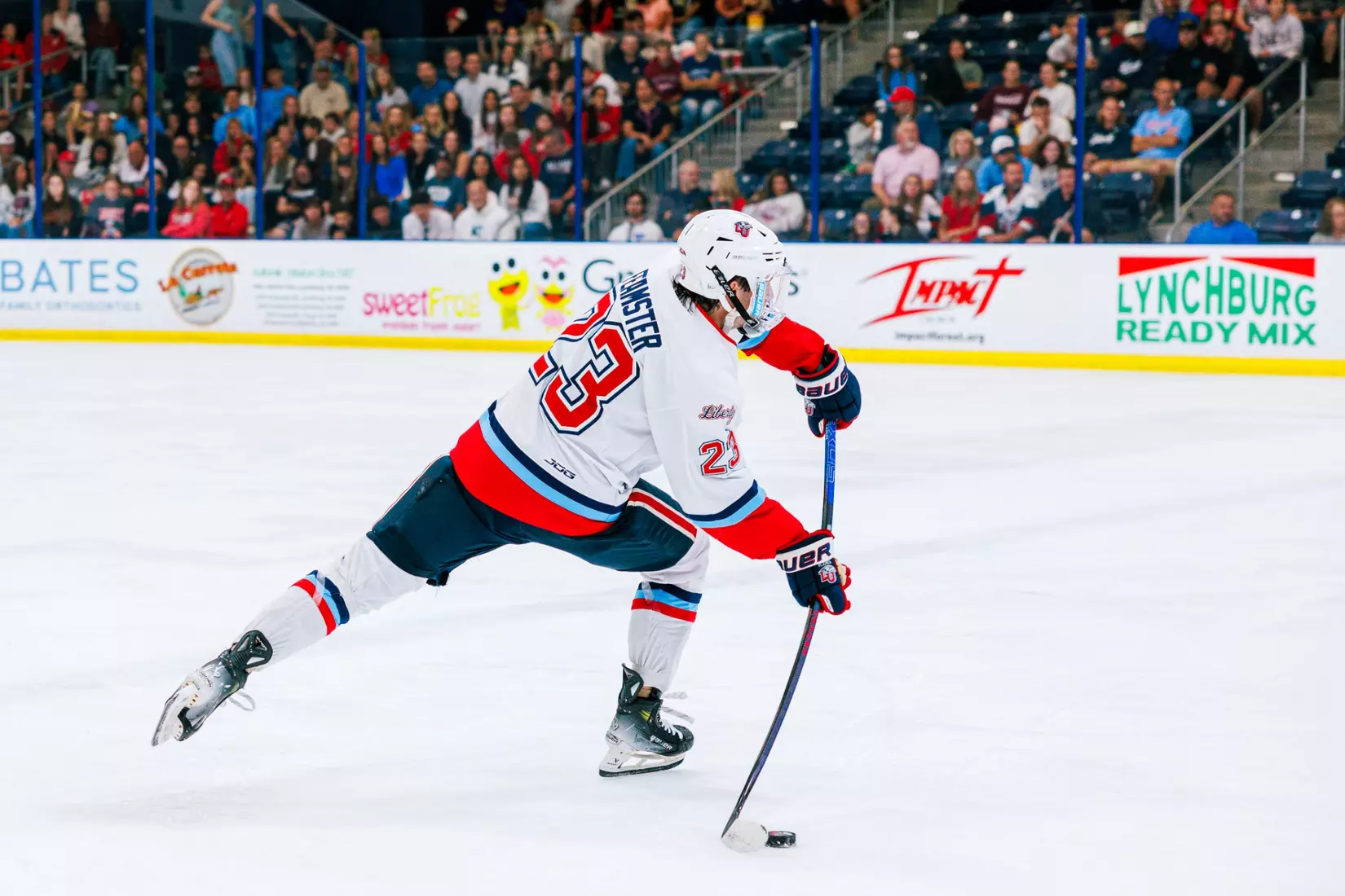 Liberty University’s Men’s D1 Hockey team takes on UNC on September 19, 2025 (Photo by Simon Barbre)