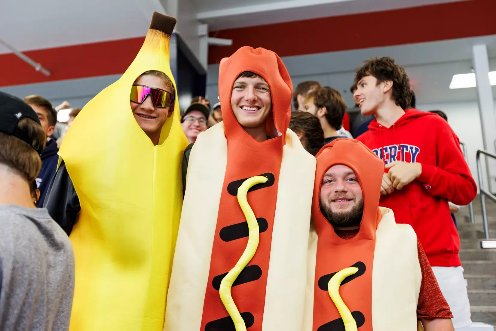 The Liberty Men’s D1 Hockey Team takes on Delaware at midnight for Midnight Mayhem in the Lahaye Ice Center on September 27th, 2025. (Photo by Grace Greer)