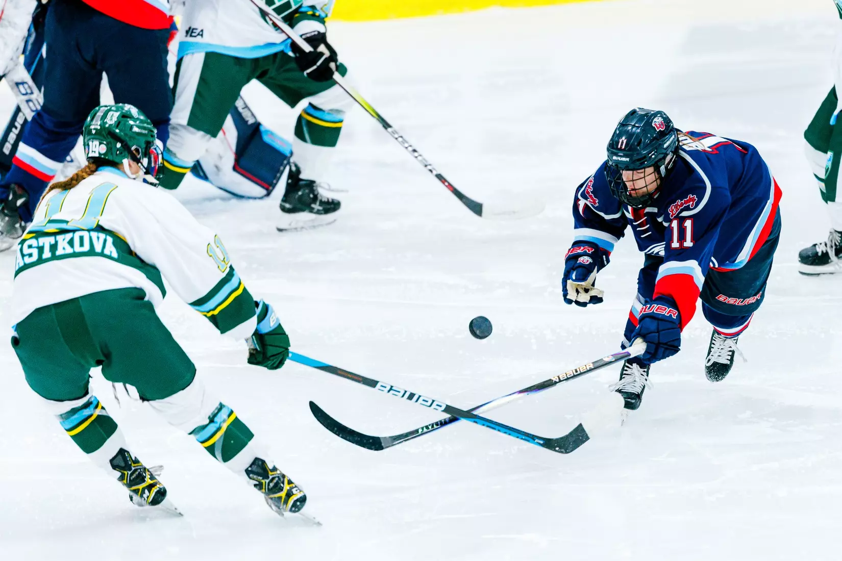 Liberty University’s Women’s D1 Hockey team takes on Purcell Hockey Academy on September 26, 2025 (Photo by Simon Barbre)